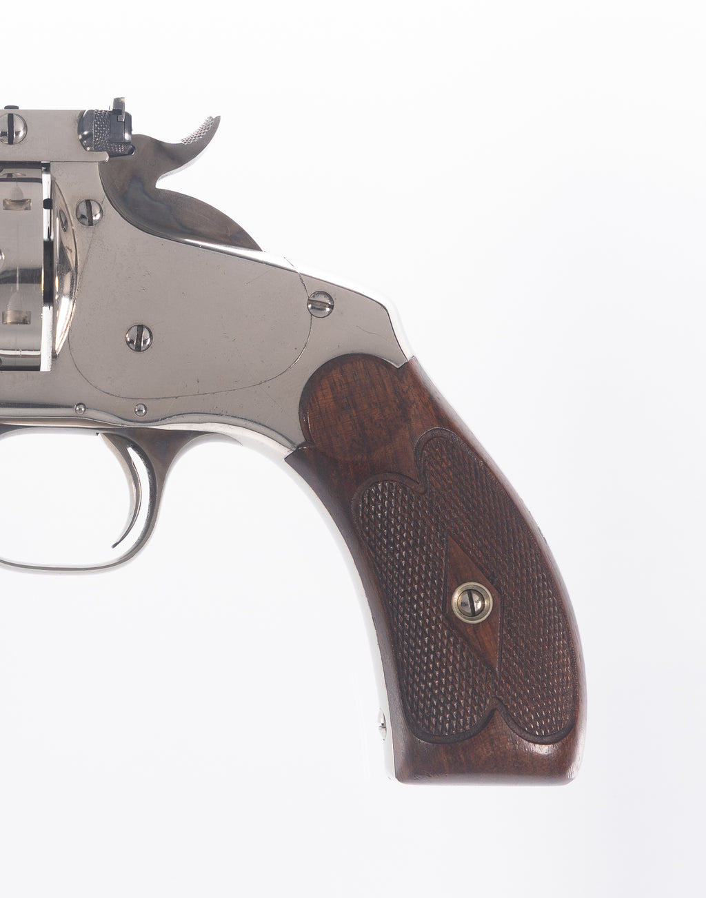New Model No. 3 Target 4” Nickel .44 Russian