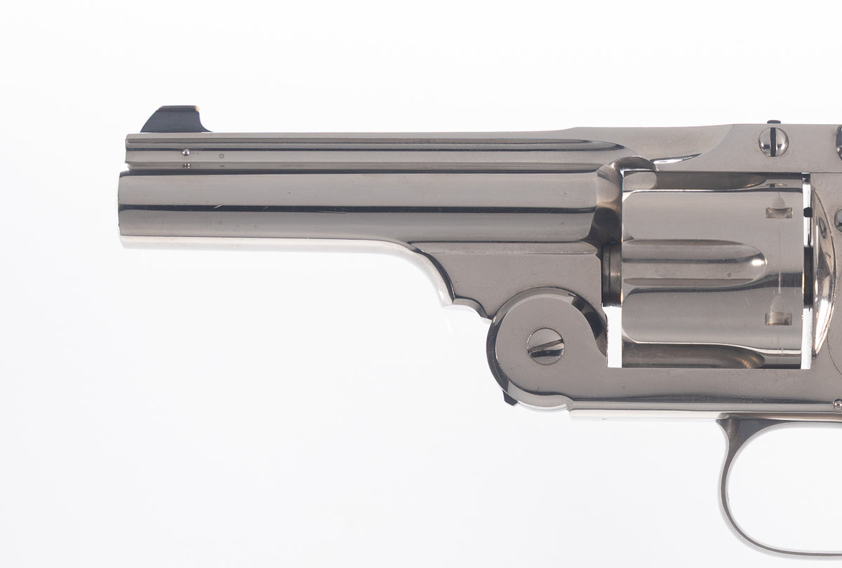 New Model No. 3 Target 4” Nickel .44 Russian