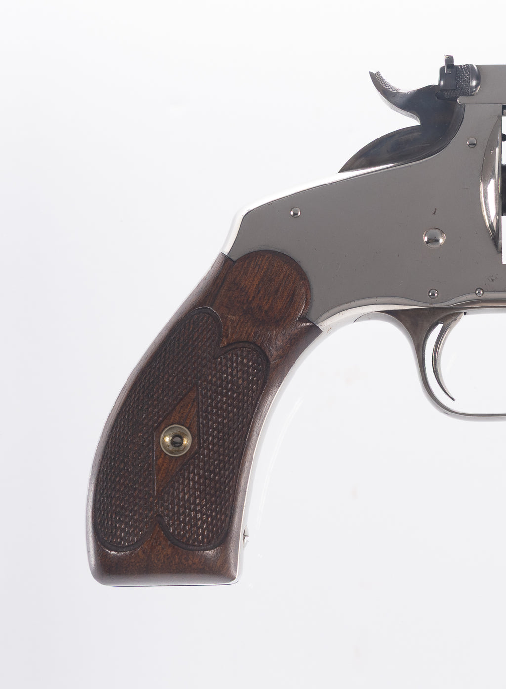 New Model No. 3 Target 4” Nickel .44 Russian