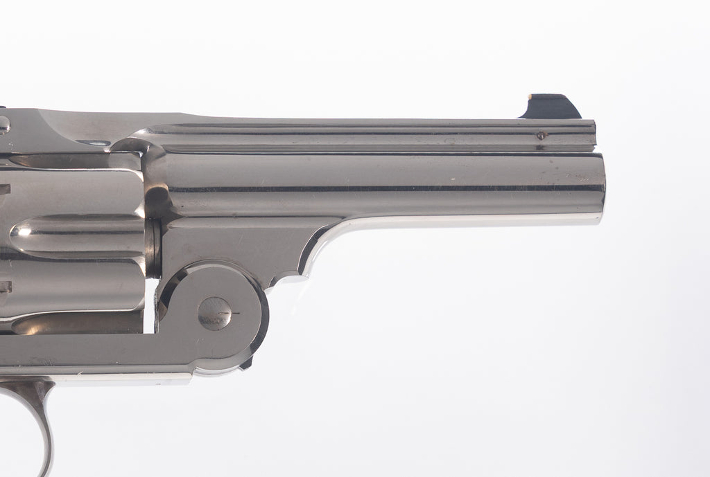 New Model No. 3 Target 4” Nickel .44 Russian